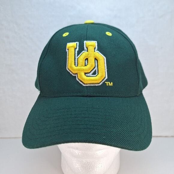 Oregon Ducks Hat Cap Green UO Logo SnapBack Puma Green Yellow NCAA - Picture 1 of 9